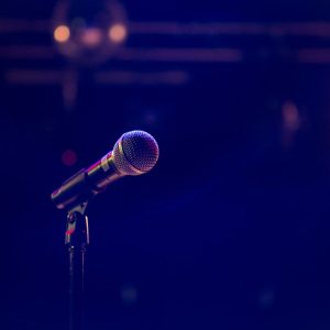 Photo Microphone, stage